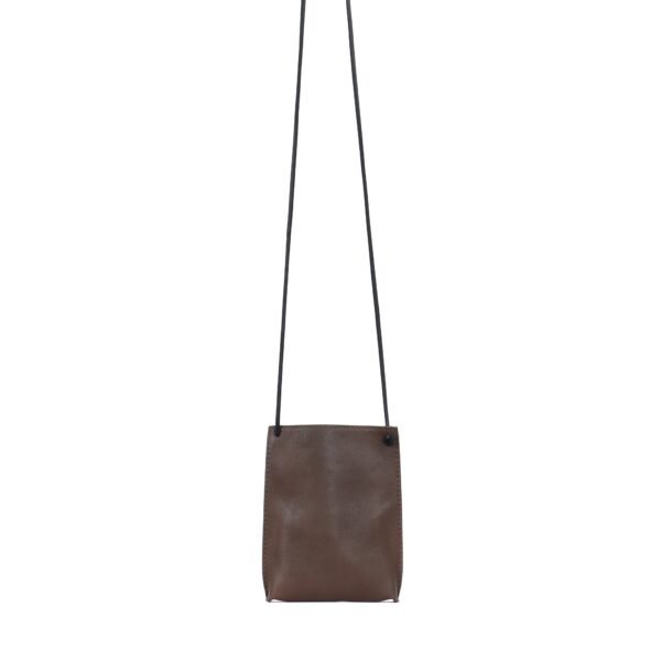 CELL POUCH BROWN CALF