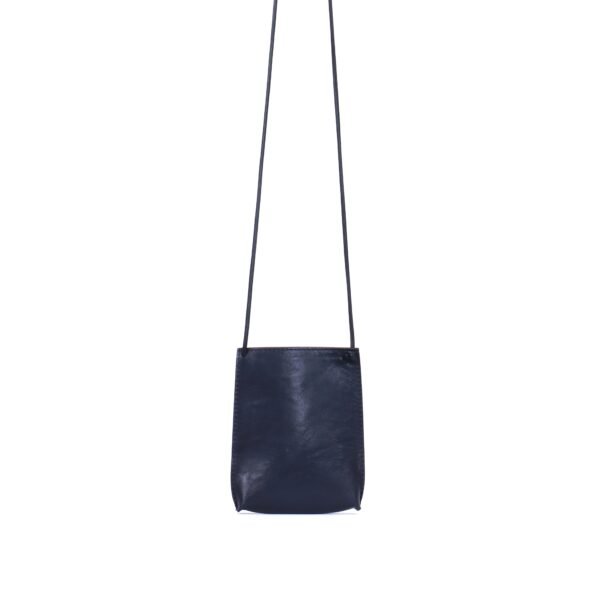 CELL POUCH NAVY CALF